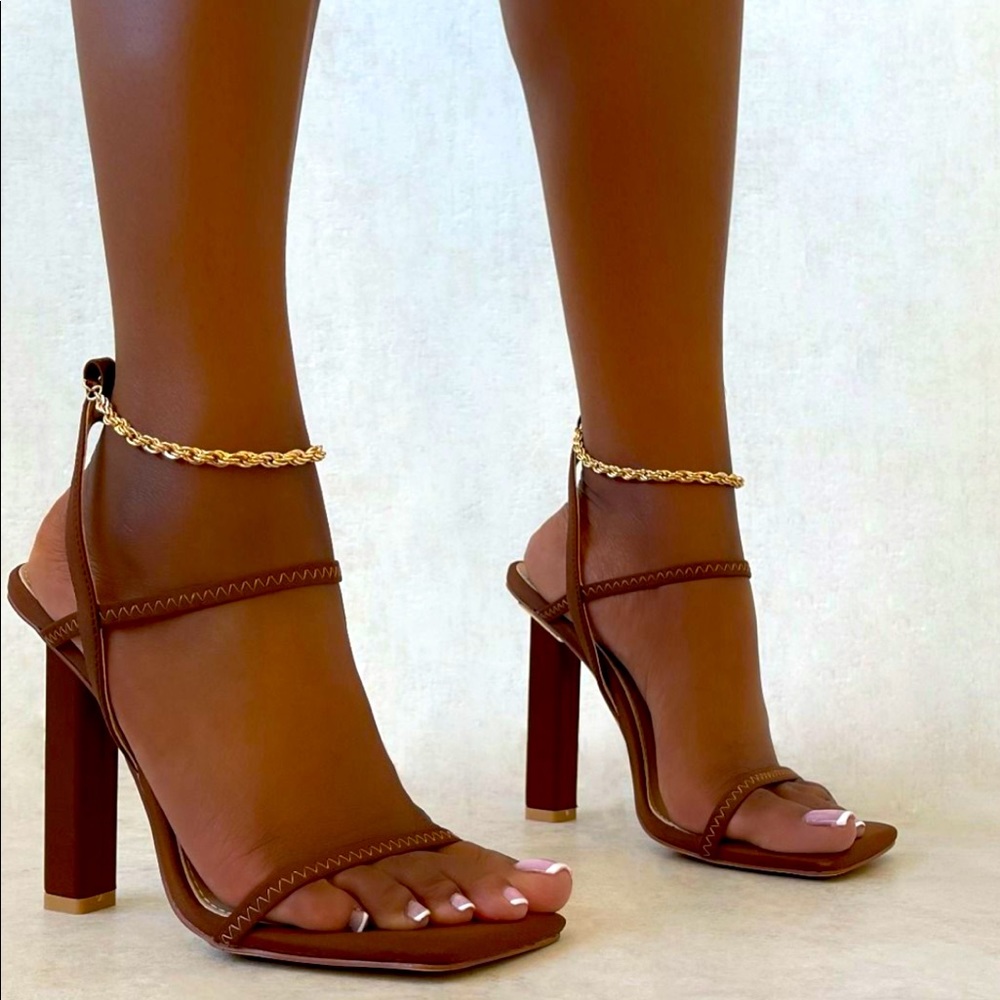 Brown Simmi Shoes High Heel